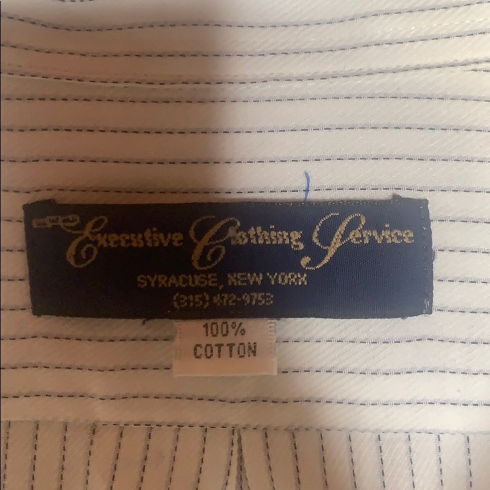 Black Pinstripe Dress shirt - Picture 2 of 6